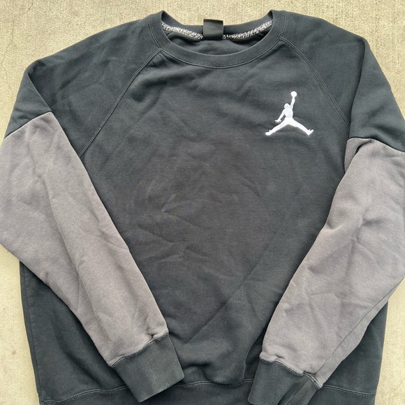 Jordan Other - Jordan Black and Gray Crewneck Sweater